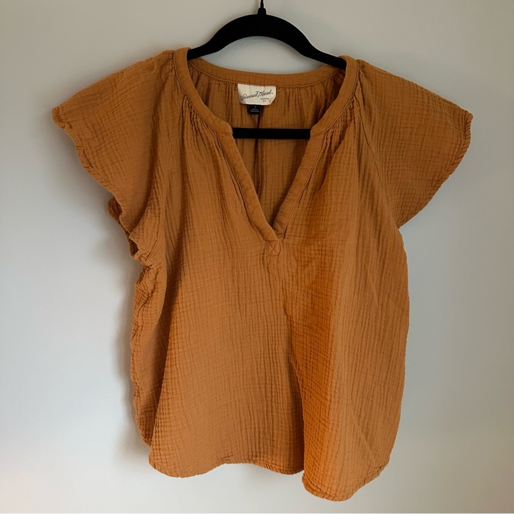Universal Threads Rust Orange Sleeveless Top